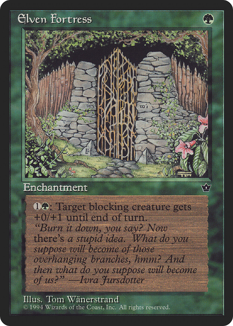 Elven Fortress (Wanerstrand) (FEM-65D) - Fallen Empires