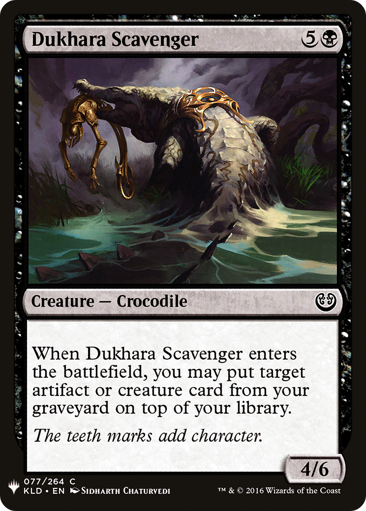 Dukhara Scavenger (LIST-077) - The List