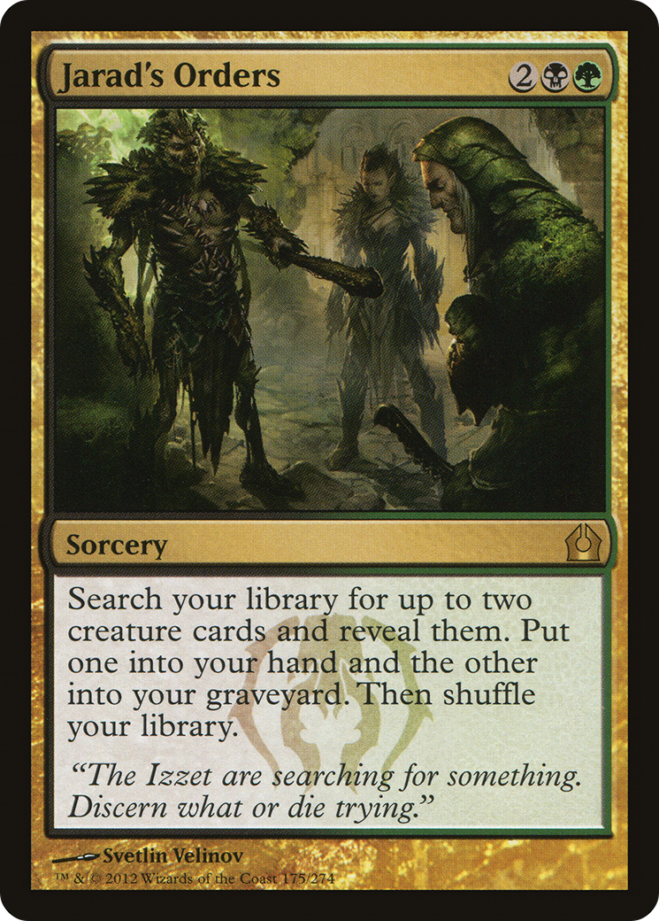 Jarad's Orders (RTR-175) - Return to Ravnica