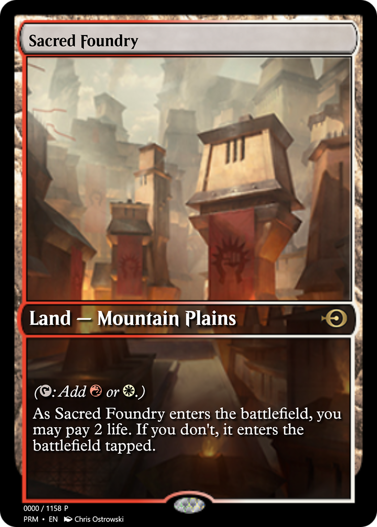Sacred Foundry (PRM-72309) - Magic Online Promos Foil