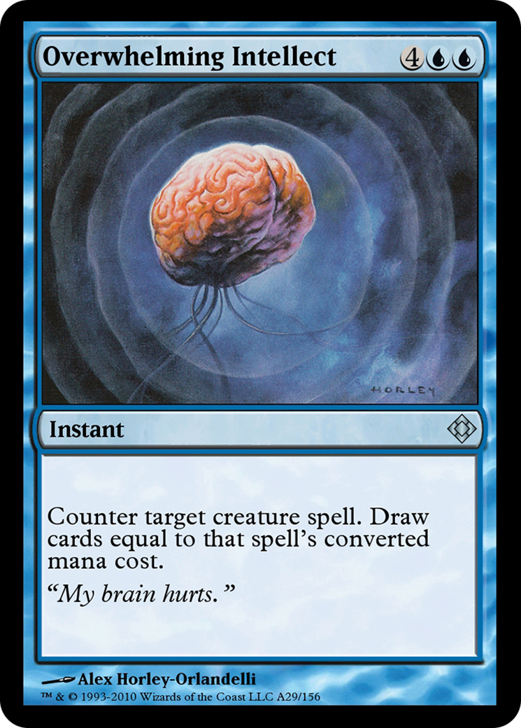 Overwhelming Intellect (TD0-A29) - Magic Online Theme Decks