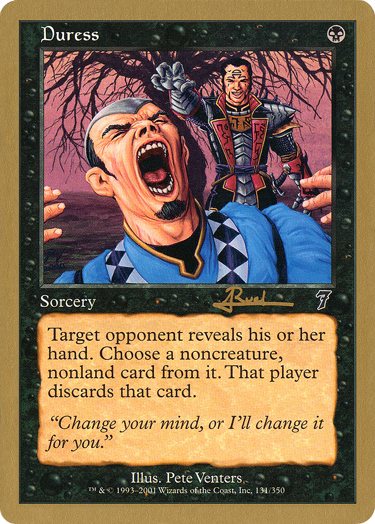 Duress - 2001 Antoine Ruel (7ED) (WCD-AR131) - World Championship Decks 2001
