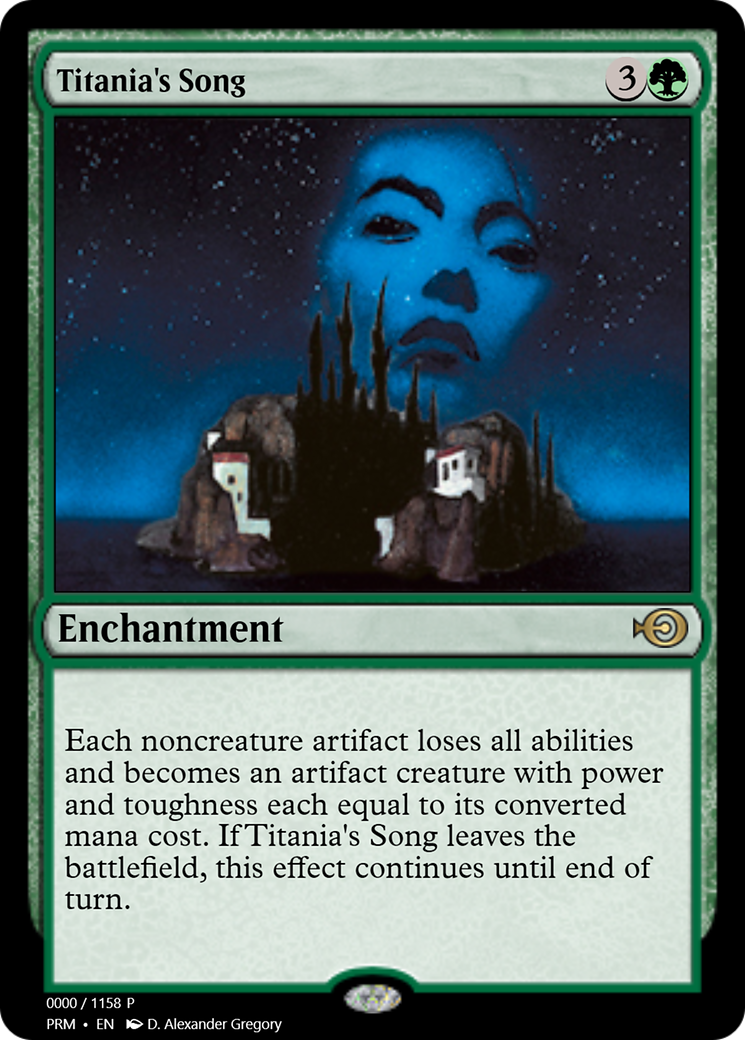 Titania's Song (PRM-78860) - Magic Online Promos Foil