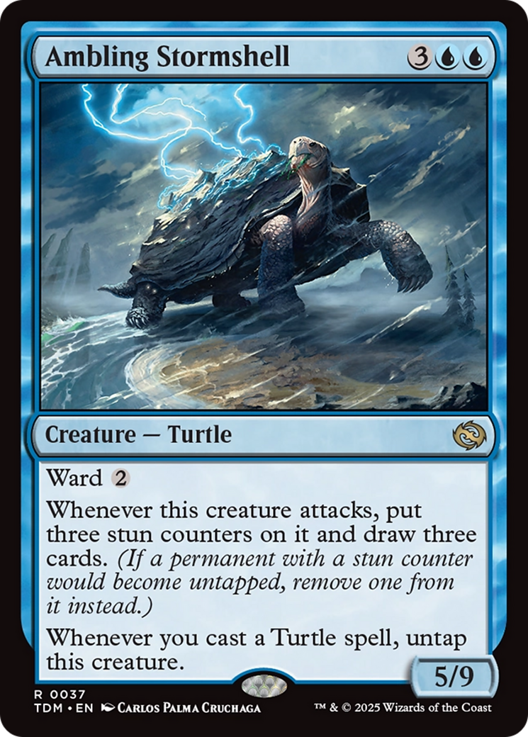 Ambling Stormshell (TDM-037) - Tarkir: Dragonstorm