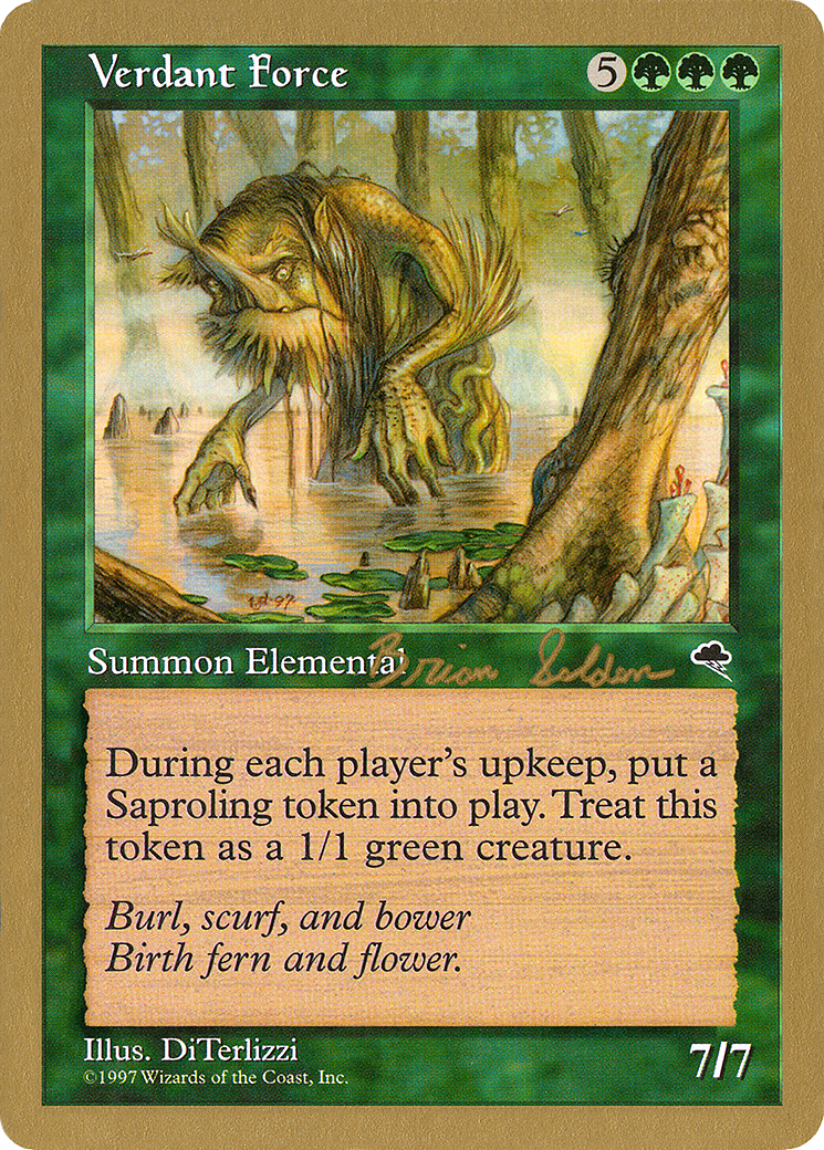 Verdant Force - 1998 Brian Selden (TMP) (WCD-BS263) - World Championship Decks 1998
