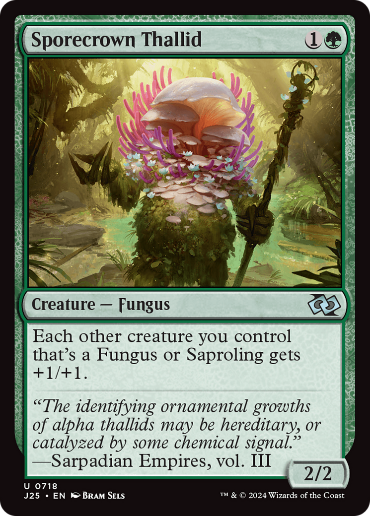 Sporecrown Thallid (J25-718) - Foundations Jumpstart