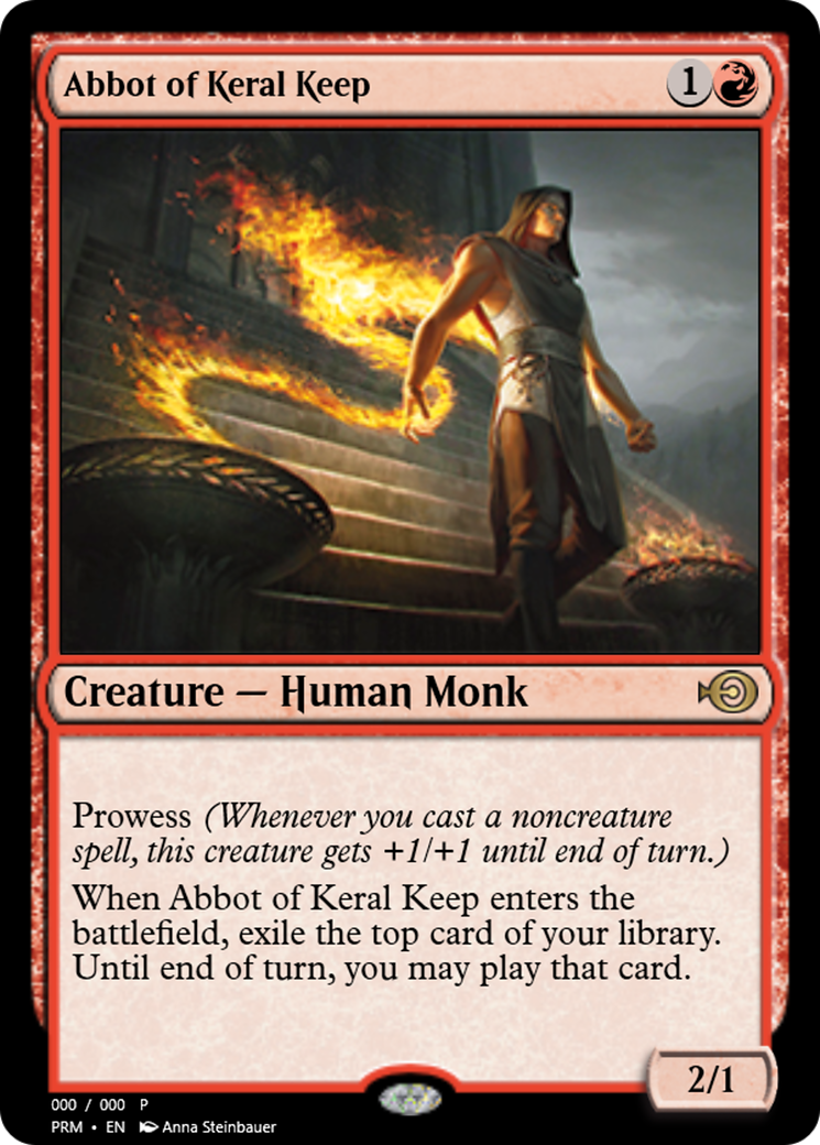 Abbot of Keral Keep (PRM-62501) - Magic Online Promos Foil