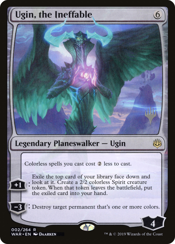 Ugin, the Ineffable (PPELD-002) - War of the Spark Promos
