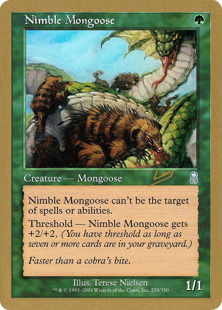 Nimble Mongoose - 2002 Raphael Levy (ODY) (WCD-RL258) - World Championship Decks 2002