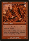 Ancient Kavu (INV-136) - Invasion Foil