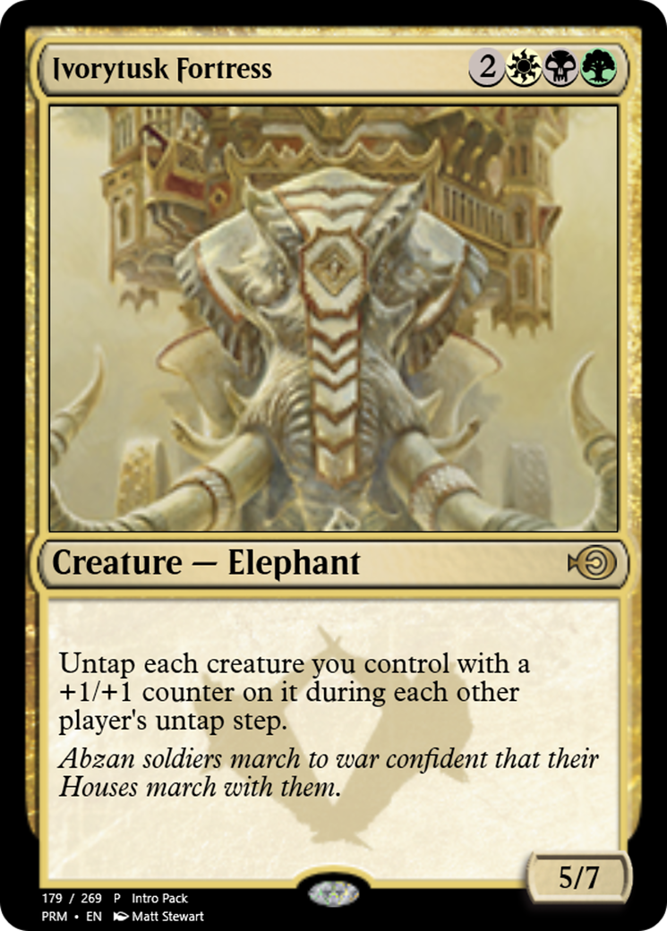 Ivorytusk Fortress (PRM-54510) - Magic Online Promos Foil