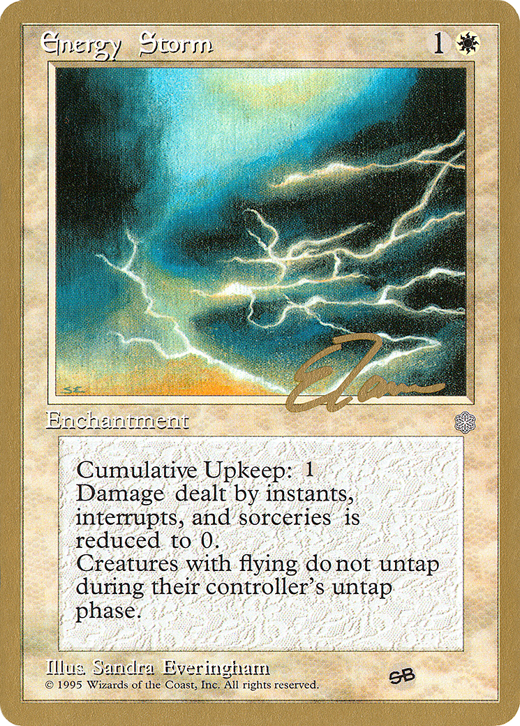 Energy Storm - 1996 Eric Tam (ICE) (SB) (WCD-ET24SB) - Pro Tour Collector Set