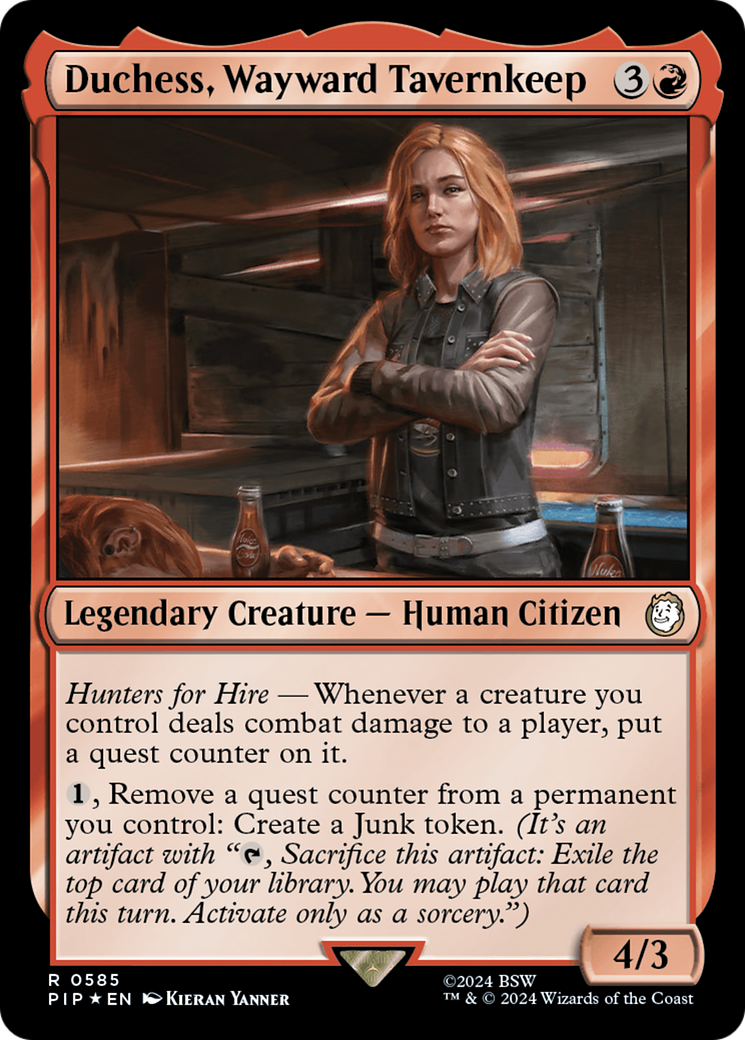 Duchess, Wayward Tavernkeep (Surge Foil) (PIP-585) - Fallout Foil