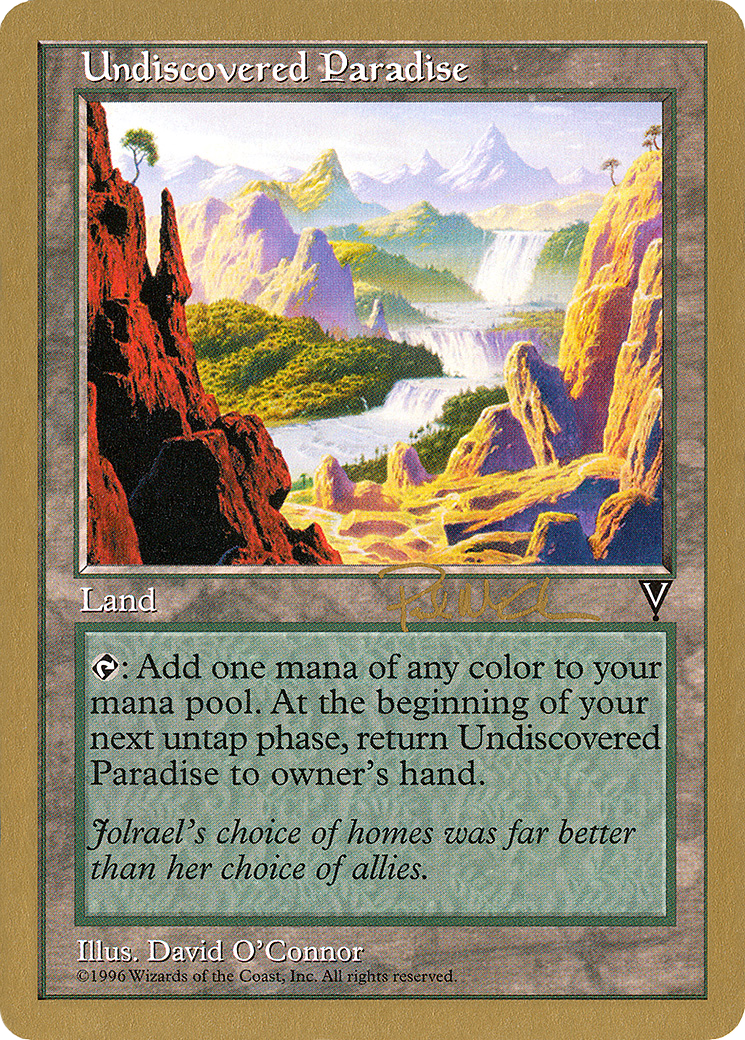 Undiscovered Paradise - 1997 Paul McCabe (VIS) (WCD-PM167) - World Championship Decks 1997