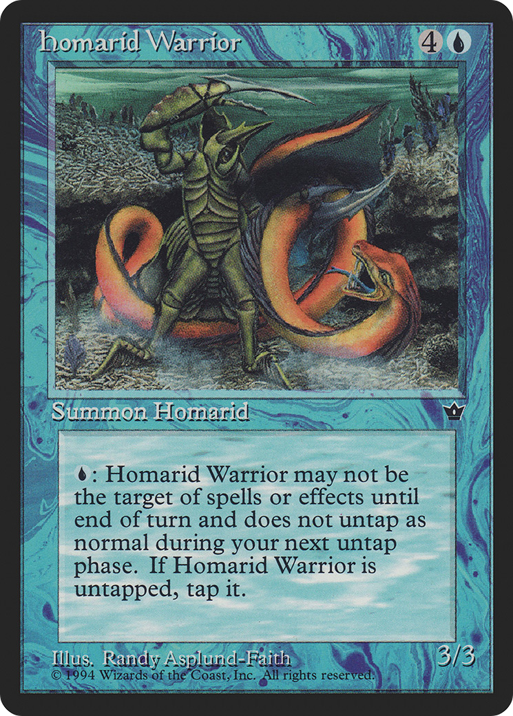 Homarid Warrior (Asplund-Faith) (FEM-22B) - Fallen Empires