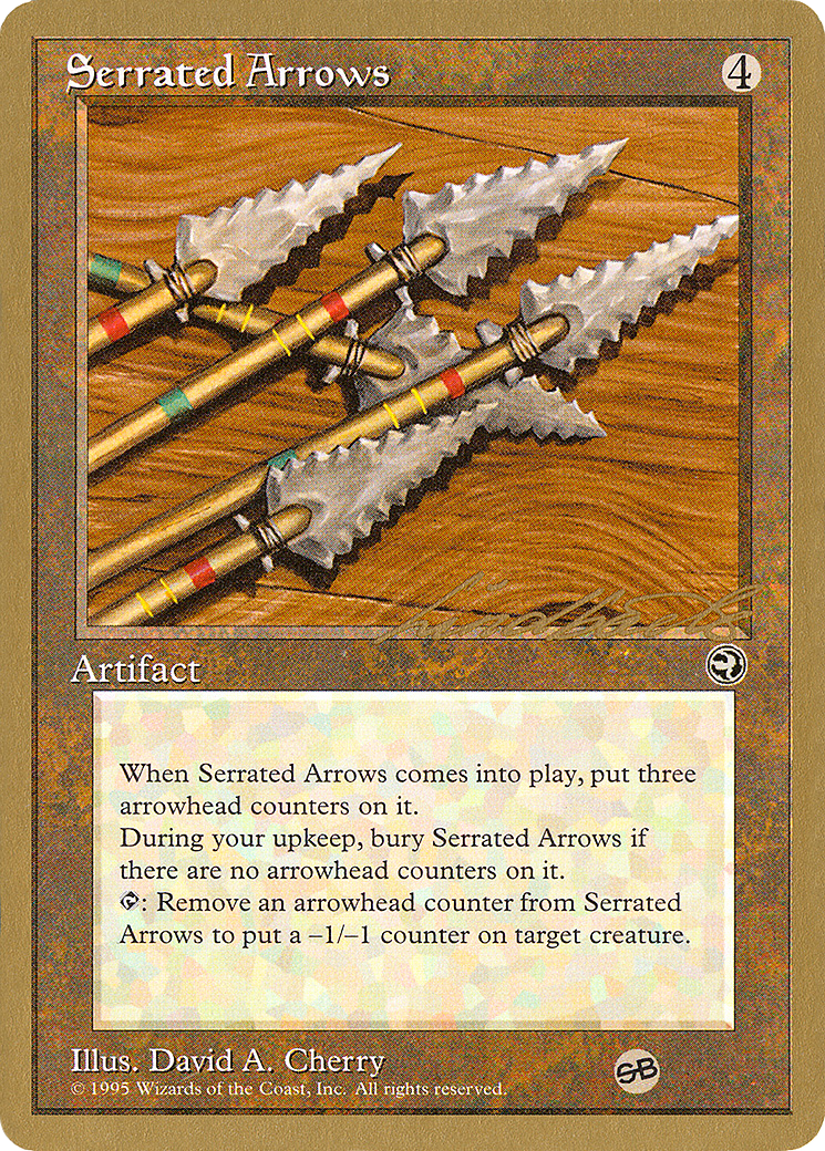 Serrated Arrows - 1996 Leon Lindback (HML) (SB) (WCD-LL110SB) - Pro Tour Collector Set