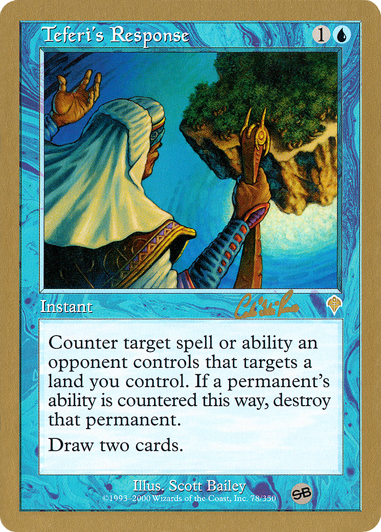 Teferi's Response - 2002 Carlos Romao (INV) (SB) (WCD-CR78SB) - World Championship Decks 2002