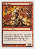 Hill Giant (9ED-197) - Ninth Edition