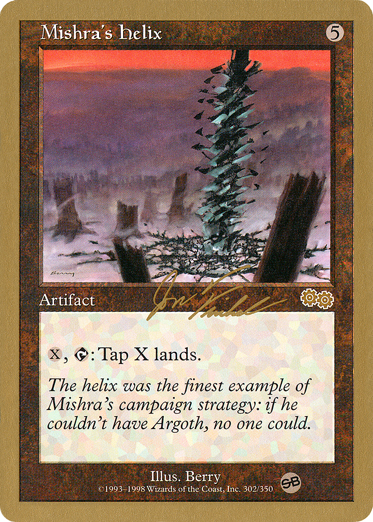 Mishra's Helix - 2000 Jon Finkel (USG) (SB) (WCD-JF302SB) - World Championship Decks 2000