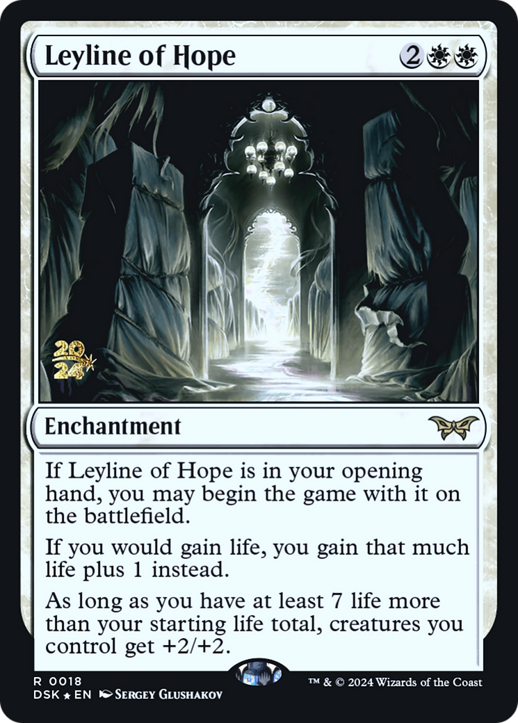 Leyline of Hope (PRE-18S) - Duskmourn: House of Horror Promos Foil
