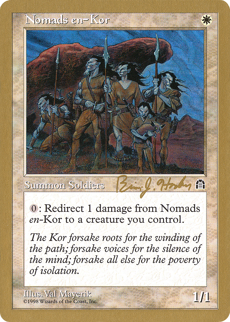 Nomads en-Kor - 1998 Brian Hacker (STH) (WCD-BH9) - World Championship Decks 1998