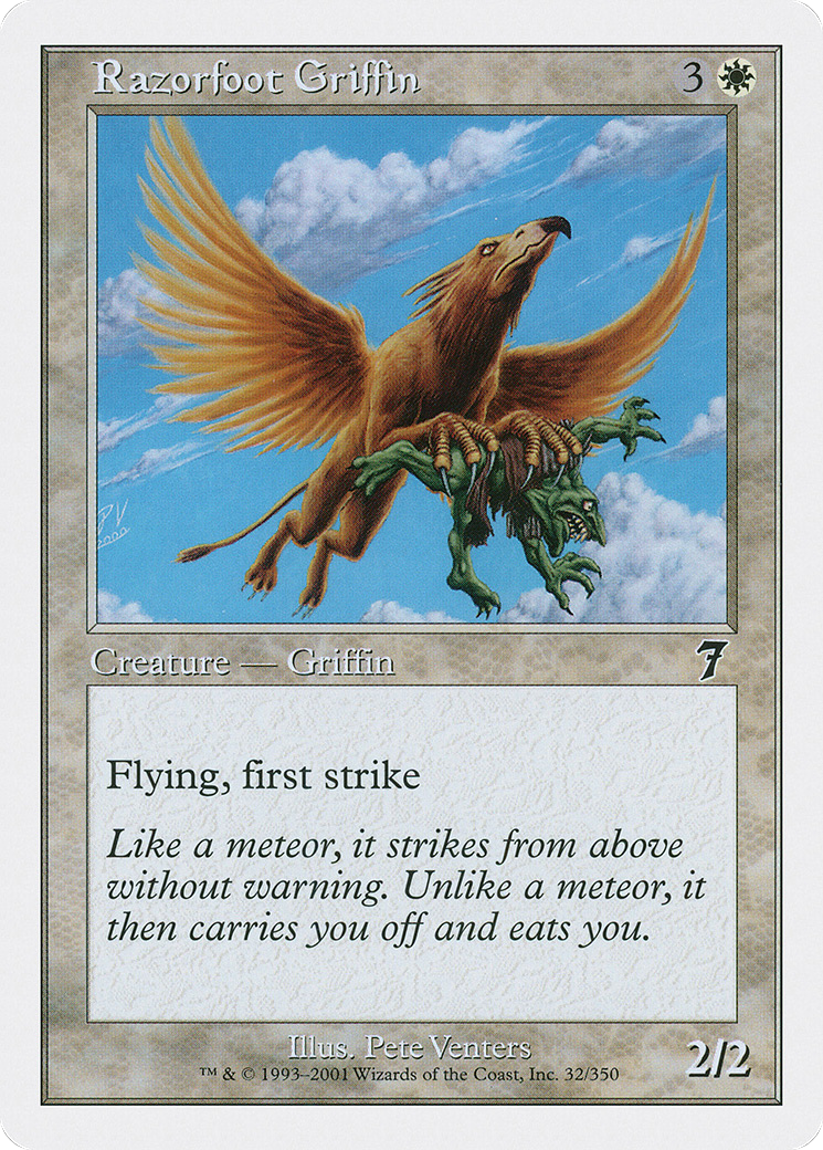Razorfoot Griffin (7ED-032) - Seventh Edition