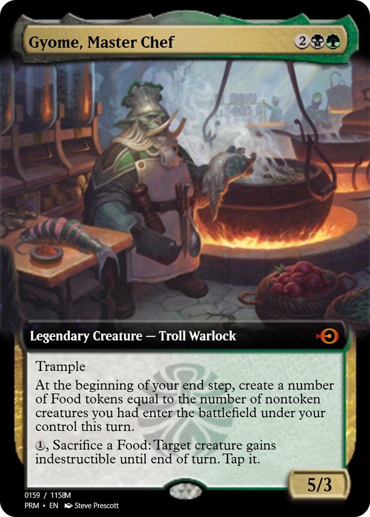 Gyome, Master Chef (PRM-90290) - Magic Online Promos Foil