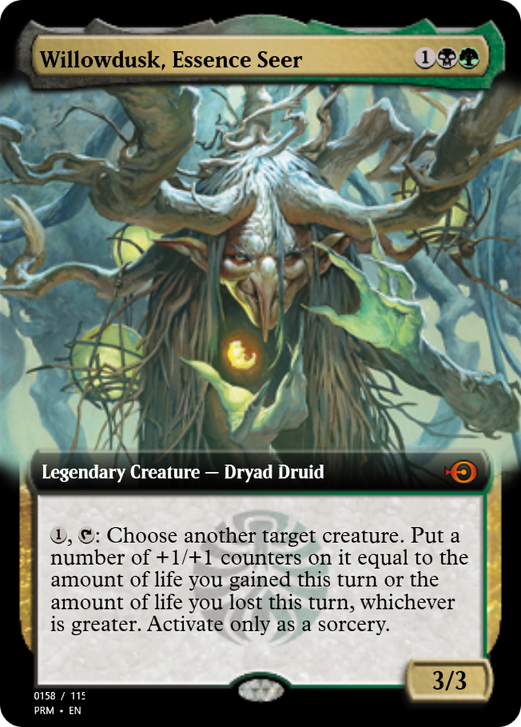 Willowdusk, Essence Seer (PRM-90288) - Magic Online Promos Foil