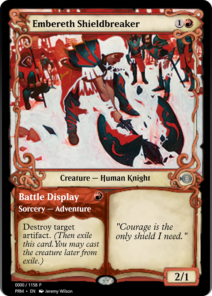 Embereth Shieldbreaker // Battle Display (PRM-78774) - Magic Online Promos
