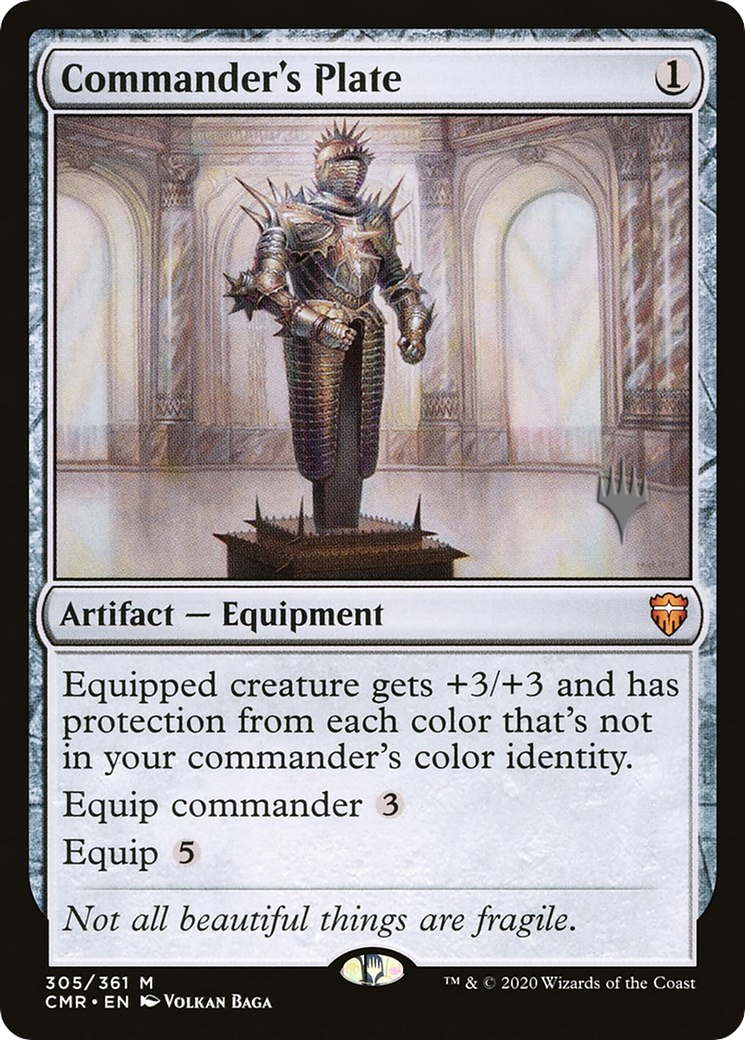 Commander's Plate (PPMKM-305) - Commander Legends Promos Foil