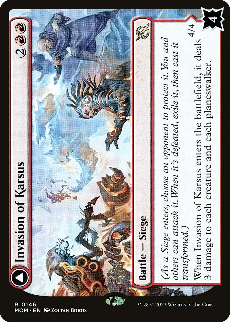 Invasion of Karsus (PRE-146S) - March of the Machine Promos Foil