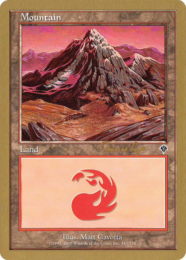 Mountain (343) - 2001 Tom van de Logt (INV) (WCD-TVDL343) - World Championship Decks 2001