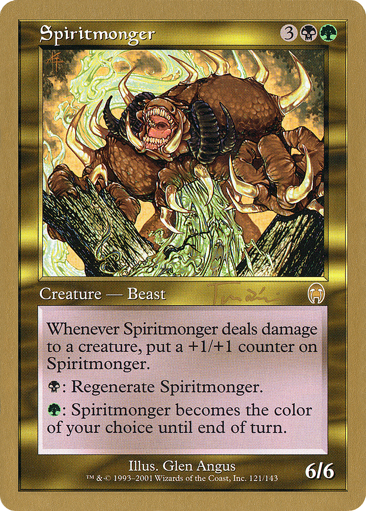 Spiritmonger - 2001 Jan Tomcani (APC) (WCD-JT121) - World Championship Decks 2001