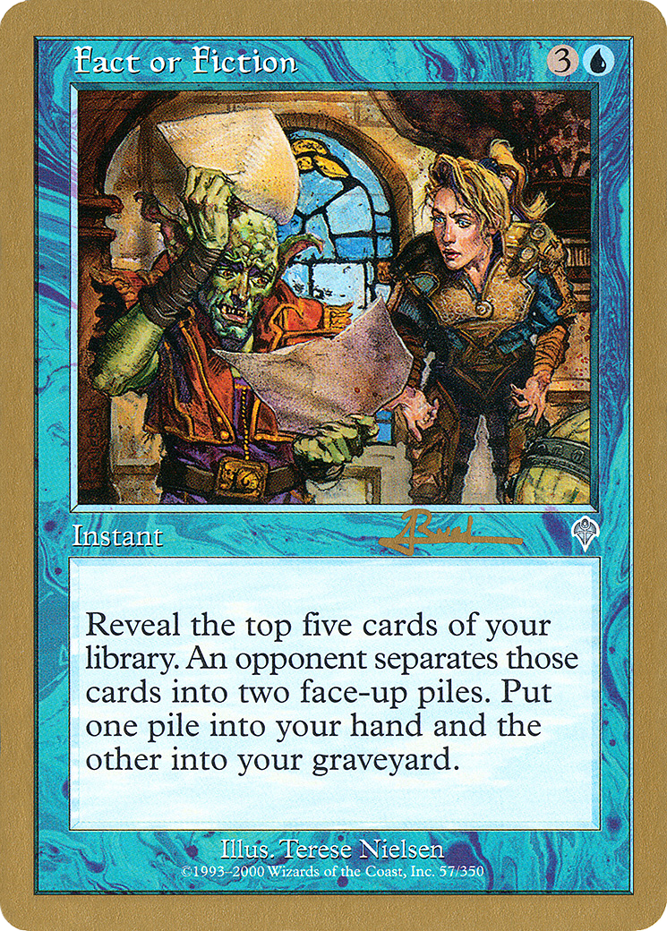 Fact or Fiction - 2001 Antoine Ruel (INV) (WCD-AR57) - World Championship Decks 2001