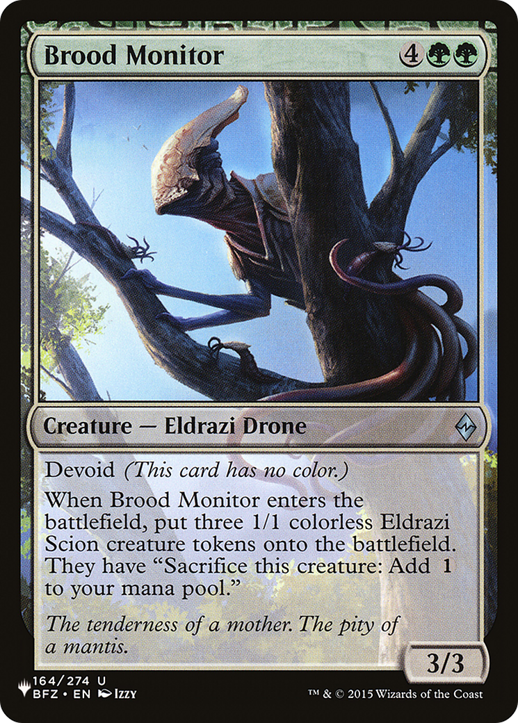 Brood Monitor (LIST-BFZ-164) - The List: (devoid)
