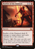 Bonfire of the Damned (MM3-091) - Modern Masters 2017: (miracle) Foil