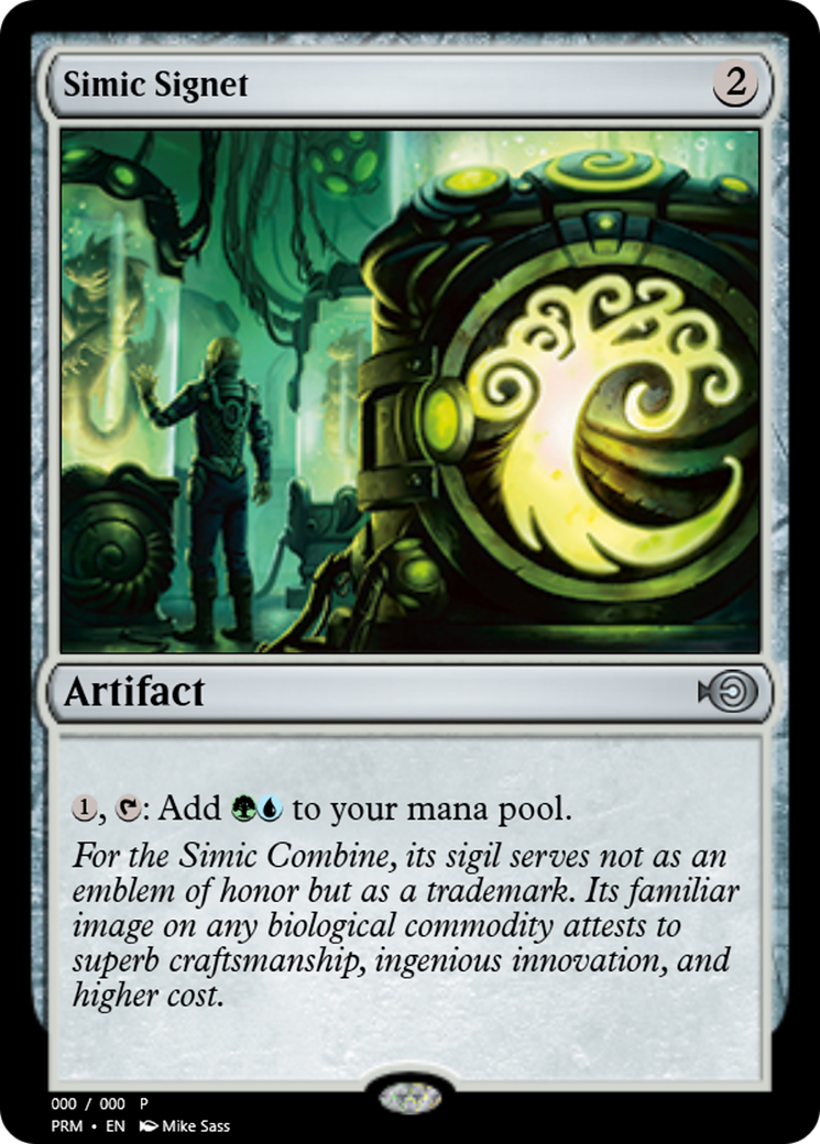Simic Signet (PRM-46900) - Magic Online Promos Foil