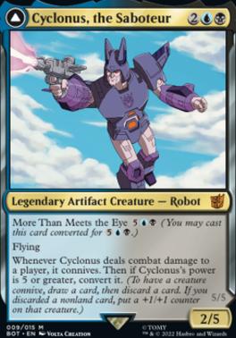 Cyclonus, the Saboteur (BOT-009) - Transformers: (convertdfc) Foil