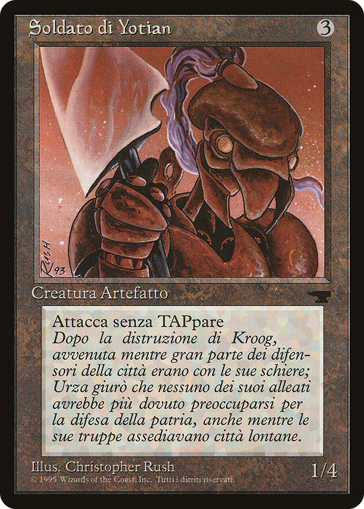Yotian Soldier (Italian) - "Soldato di Yotian" (REN-150) - Rinascimento