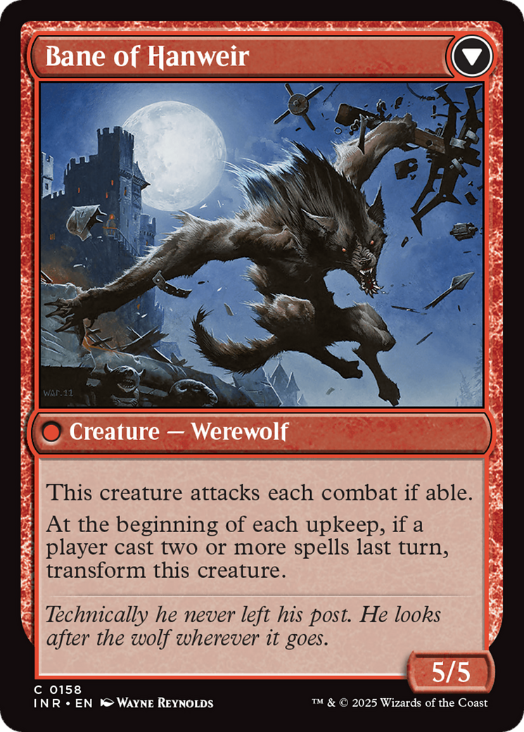 Hanweir Watchkeep // Bane of Hanweir (INR-158) - Innistrad Remastered