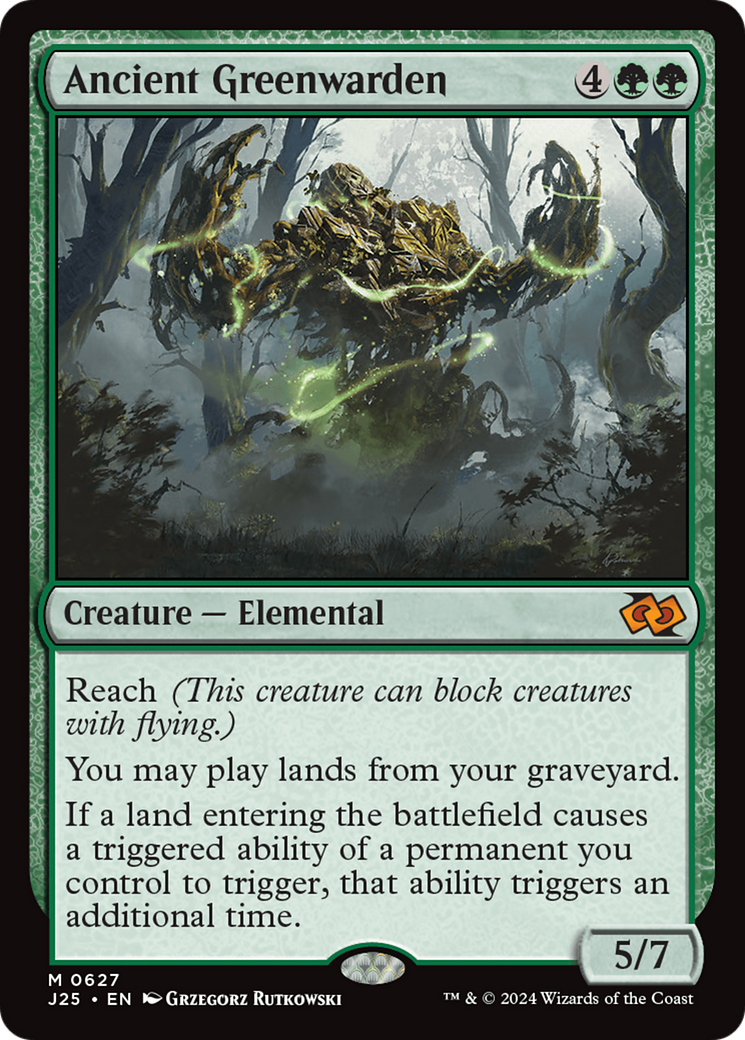 Ancient Greenwarden (J25-627) - Foundations Jumpstart