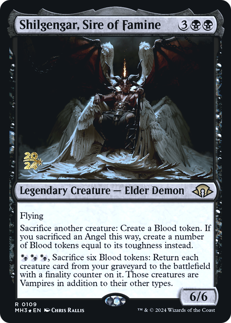 Shilgengar, Sire of Famine (PRE-109S) - Modern Horizons 3 Promos Foil
