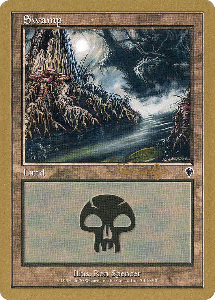 Swamp (342) - 2001 Tom van de Logt (INV) (WCD-TVDL342) - World Championship Decks 2001