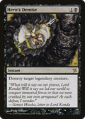 Hero's Demise (BOK-068) - Betrayers of Kamigawa Foil