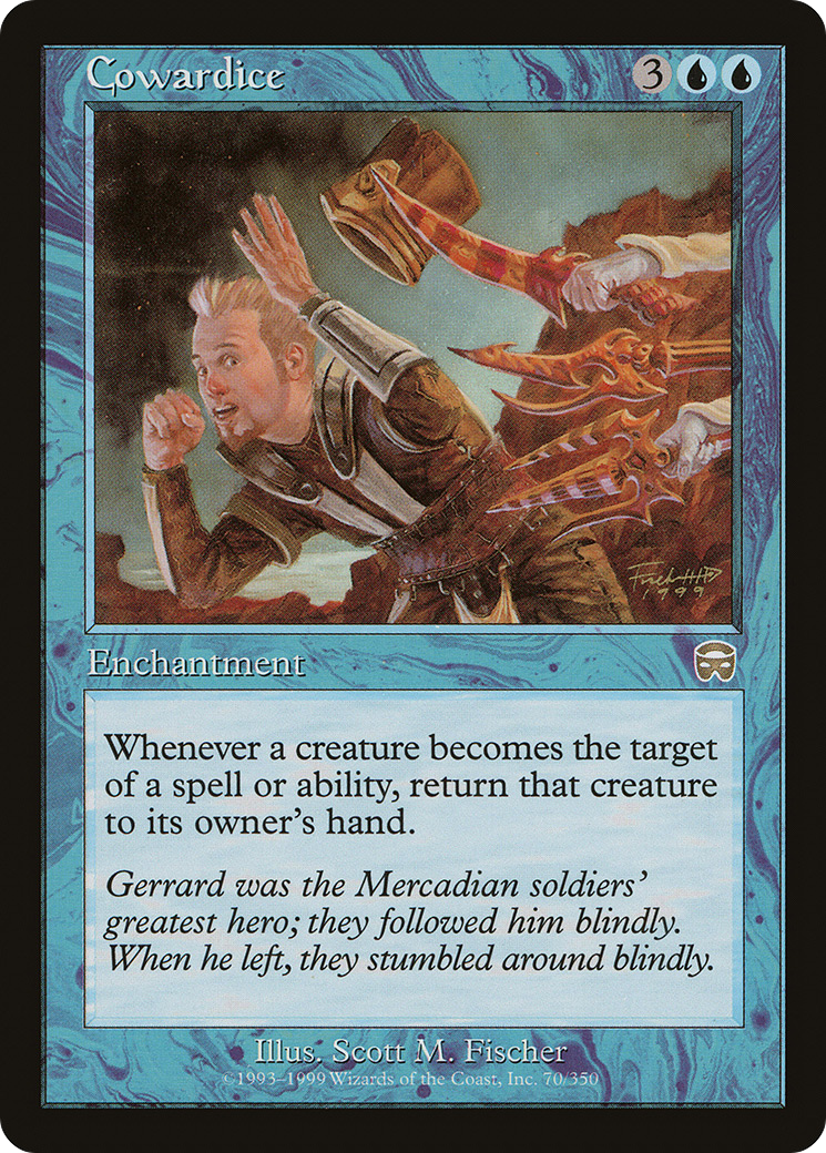 Cowardice (MMQ-070) - Mercadian Masques
