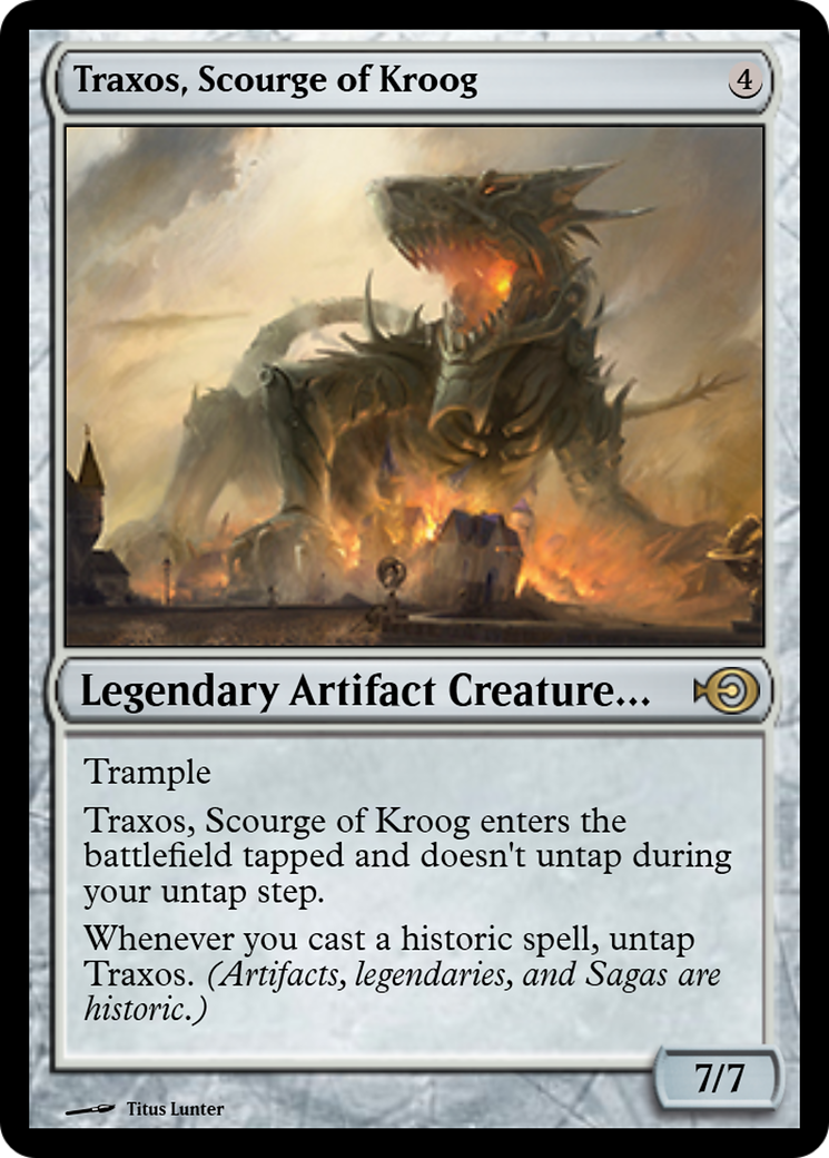 Traxos, Scourge of Kroog (PRM-69242) - Magic Online Promos