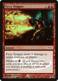 Fiery Temper (WPN-003) - DCI Promos Foil