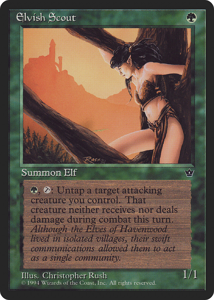 Elvish Scout (Rush) (FEM-68C) - Fallen Empires