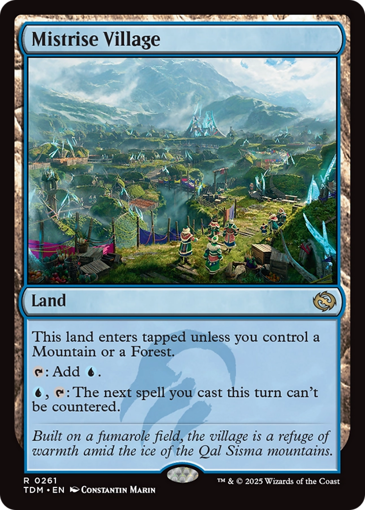 Mistrise Village (TDM-261) - Tarkir: Dragonstorm