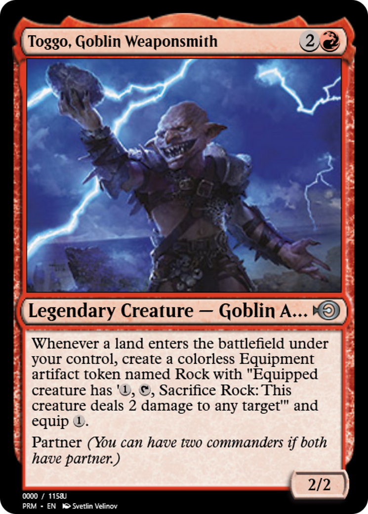 Toggo, Goblin Weaponsmith (PRM-86302) - Magic Online Promos